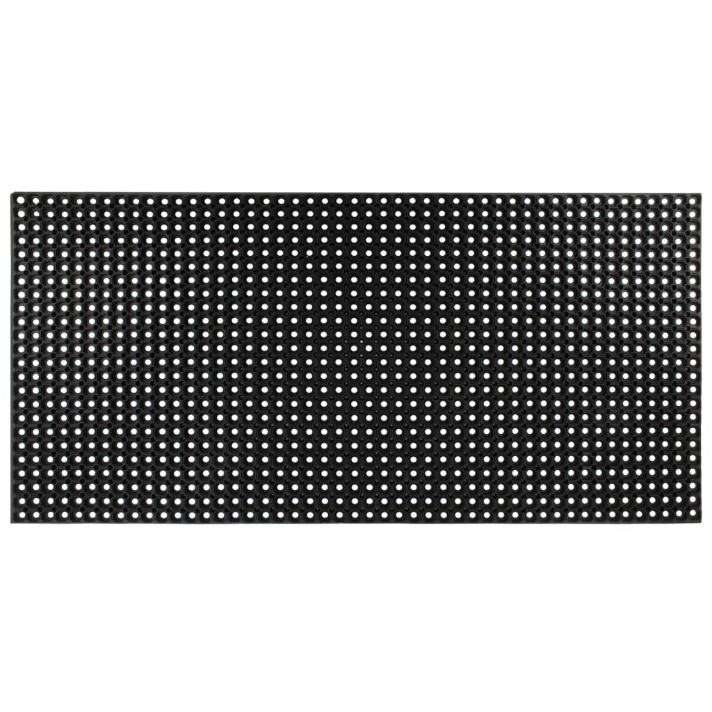 Tapis de caoutchouc vidaxl 16 mm 100x200 cm