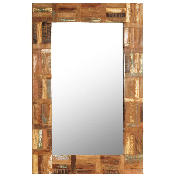 Miroir mural Vidaxl 60x90 cm Bois recyclé solide
