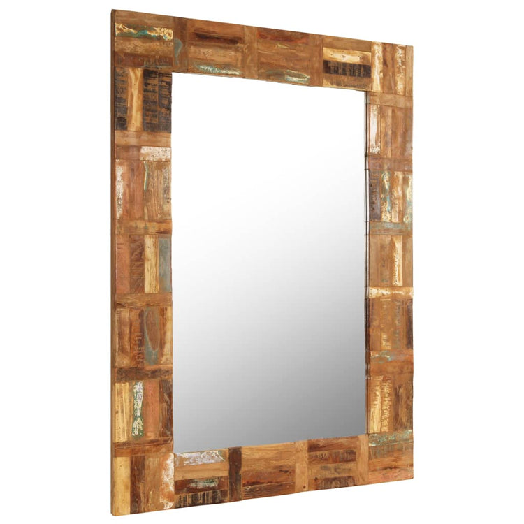 Miroir mural Vidaxl 60x90 cm Bois recyclé solide