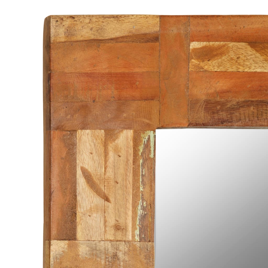 Miroir mural Vidaxl 60x90 cm Bois recyclé solide