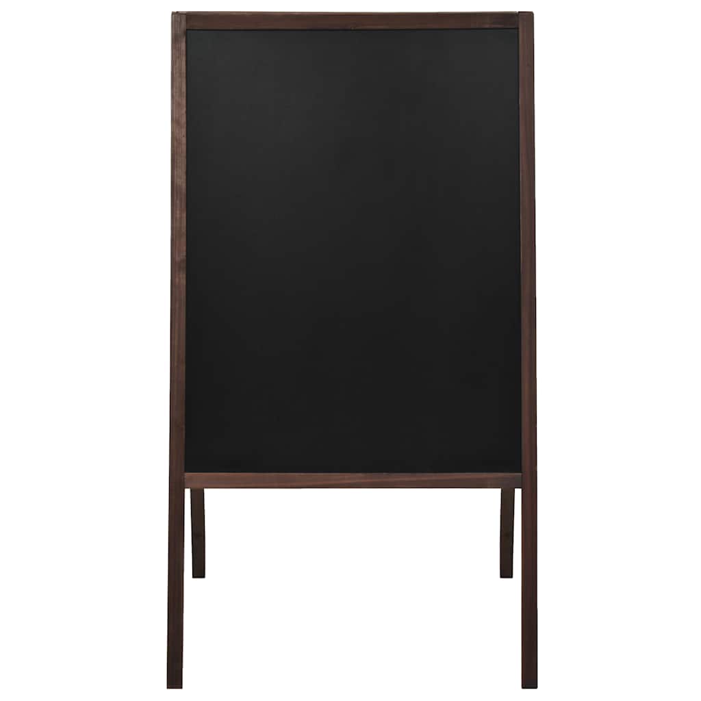 Vidaxl Chalkboard à double facture détachée de cèdre détaché 60x80 cm