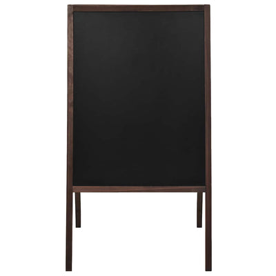Vidaxl Chalkboard à double facture détachée de cèdre détaché 60x80 cm