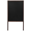 Vidaxl Chalkboard à double facture détachée de cèdre détaché 60x80 cm