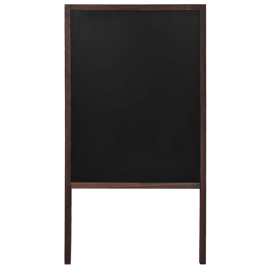 Vidaxl Chalkboard à double facture détachée de cèdre détaché 60x80 cm