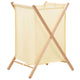 Panier à linge Vidaxl 42x41x64 cm Bois de cèdre et beige de poussière