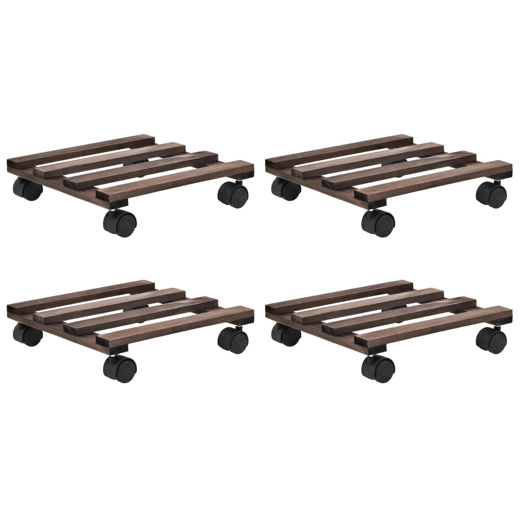 Vidaxx rouleaux de plantes 4 pcs 25x25 cm bois de cèdre
