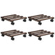 Vidaxx rouleaux de plantes 4 pcs 25x25 cm bois de cèdre