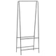 Rack de vêtements Vidaxl 59x35x150 cm noir