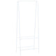 Rack de vêtements Vidaxl 59x35x150 cm blanc