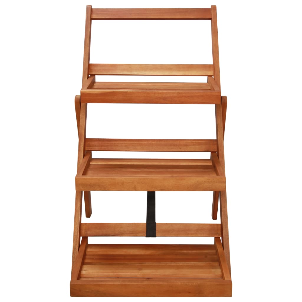 Vidaxl Standard Standard 3-LAAGS 50x63x80 cm ACACIAHOUIL SOLIDE