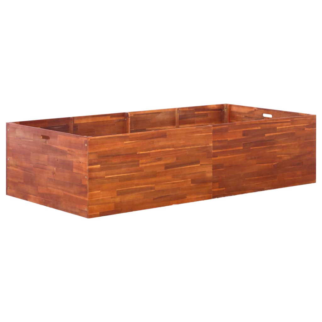 Vidaxl Planter surélevé 200x100x50 cm Acaciahout