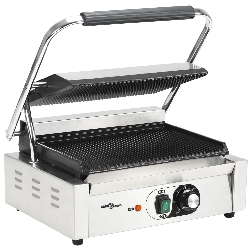 Vidaxl Panini Grill Rainoved 2200 W 43x30.5x20 cm