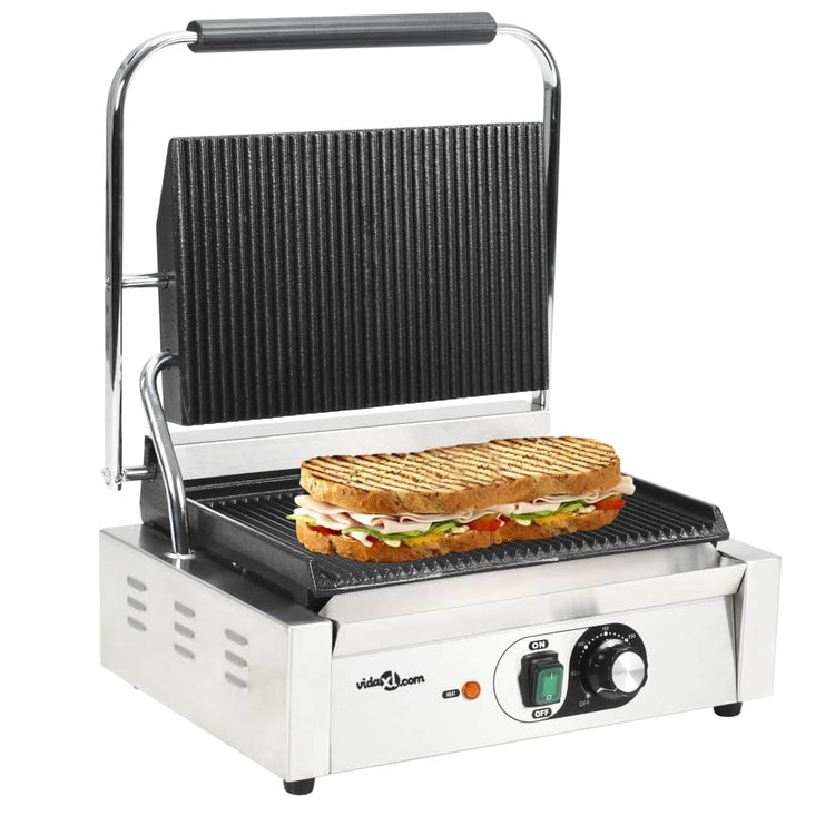 Vidaxl Panini Grill Rainoved 2200 W 43x30.5x20 cm
