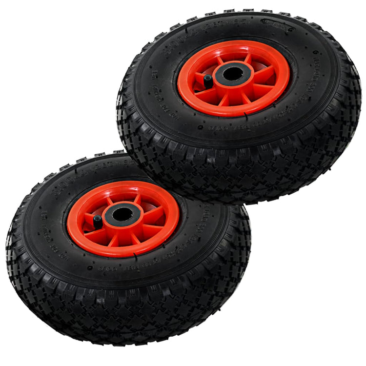 Roues de camion à main Vidaxl 2 PCS 3,00-4 (245x82)