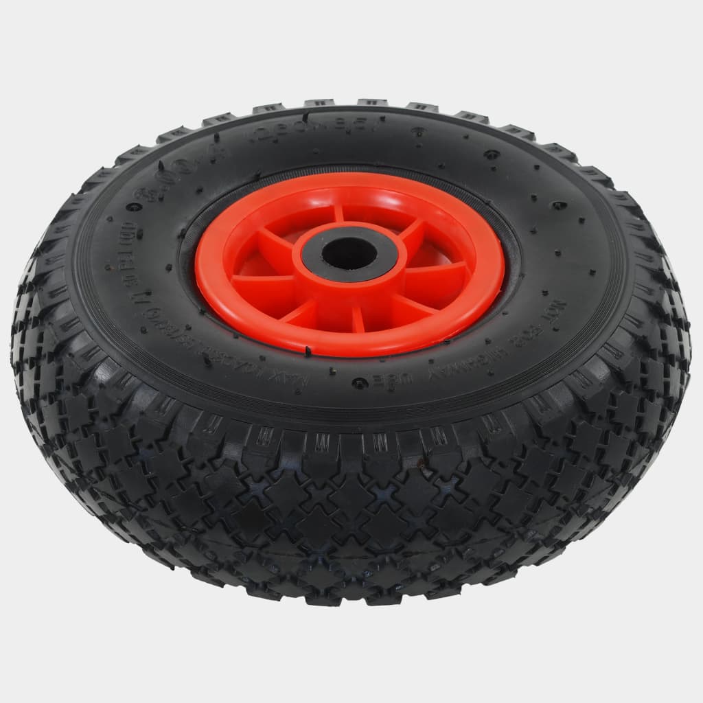 Roues de camion à main Vidaxl 2 PCS 3,00-4 (245x82)