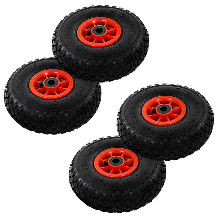 Roues de camion à main Vidaxl 4 PCS 3,00-4 (245x82)