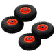Vidaxl Hand Truck Wheels 3.00-4 (260x85) Solide PU 4 PCS