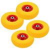 Roues de camion à main vidaxl 4 pcs 3,00-4 (245x82) PU solide