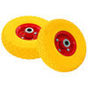 Roues de camion à main vidaxl 4 pcs 3,00-4 (245x82) PU solide