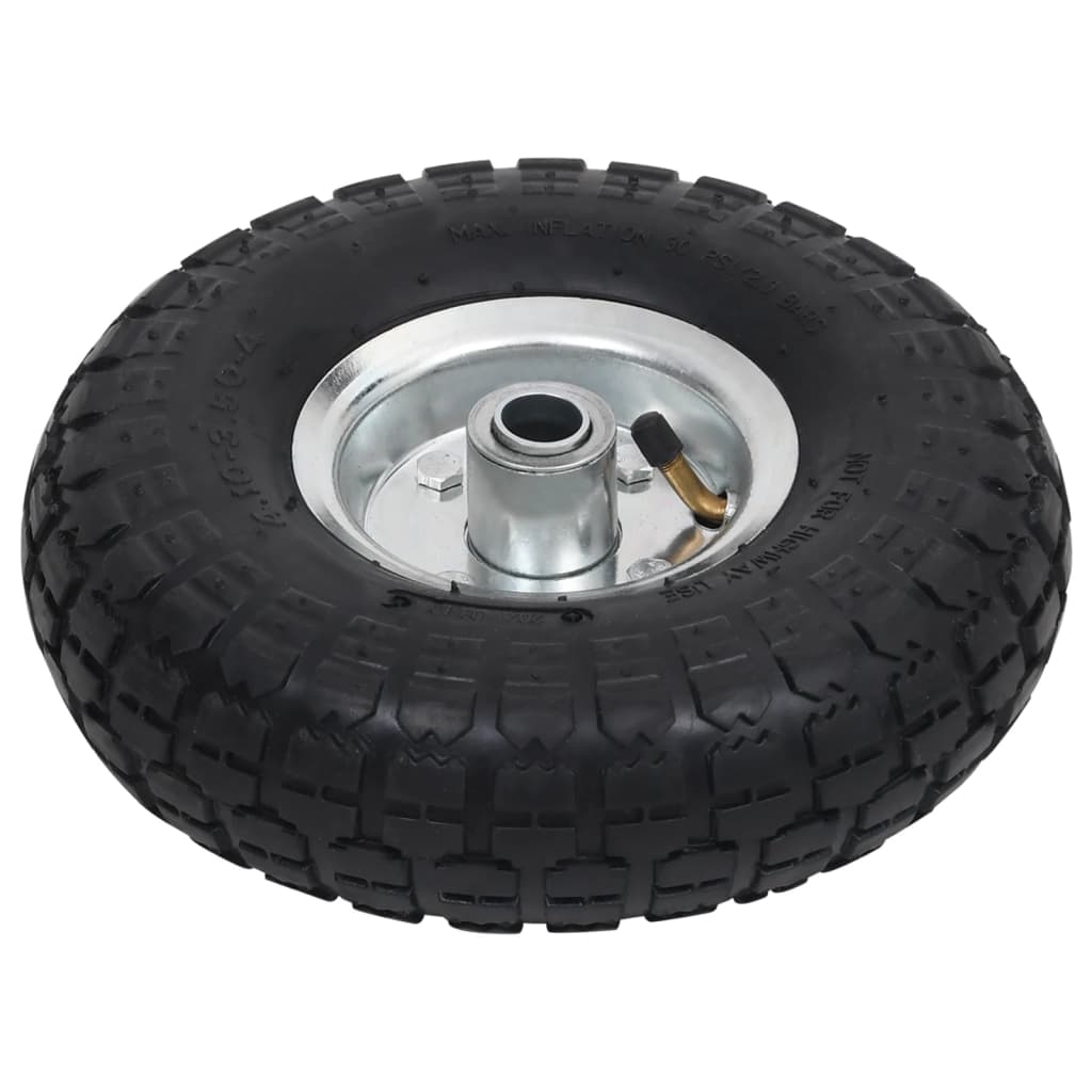 Roues de camion à main Vidaxl 4.10 3,50-4 (260x83) Rubber 4 PCS