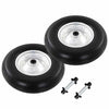 Roues de brouette Vidaxl avec des essieux 4,00-8 390 mm PU solide PU 2 STS