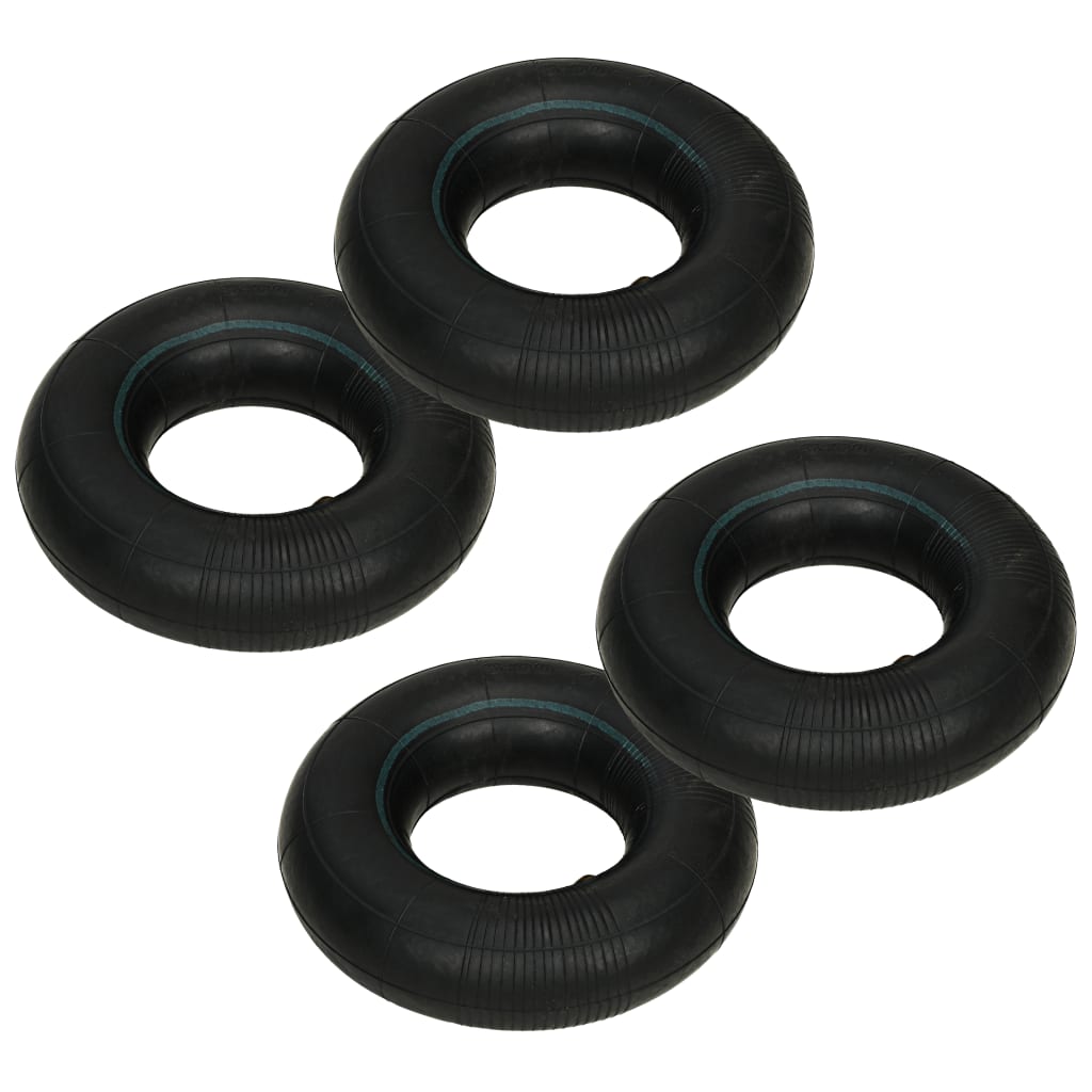 Tubes intérieurs vidaxl pour roues de camion à main 3.00-4 260x85 Rubber 4 pcs