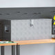Boîte en aluminium Vidaxl 76.5x26.5x33 cm de couleur argentée