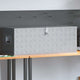 Boîte en aluminium Vidaxl 110.5x38.5x40 cm de couleur argentée