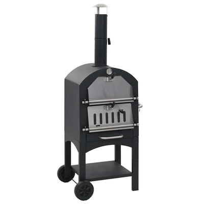 Vidaxl Pizza Oven sur charbon de bois avec pierre de pizza en terre cuite