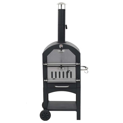 Vidaxl Pizza Oven sur charbon de bois avec pierre de pizza en terre cuite