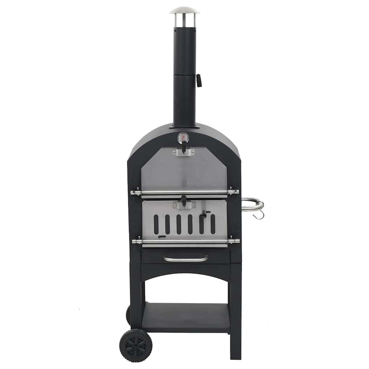 Vidaxl Pizza Oven sur charbon de bois avec pierre de pizza en terre cuite