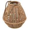 Porte-lanternes vidaxl suspendue en osier natural