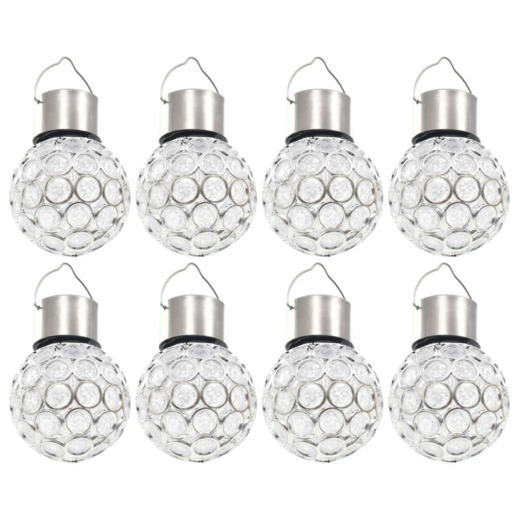 Vidaxl Solarlamp suspendu 8 ST LEDS RVB