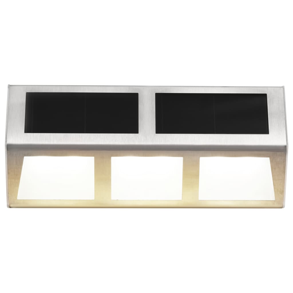 Vidaxl Solar Lampes 4 St LED WHITE CHAUD
