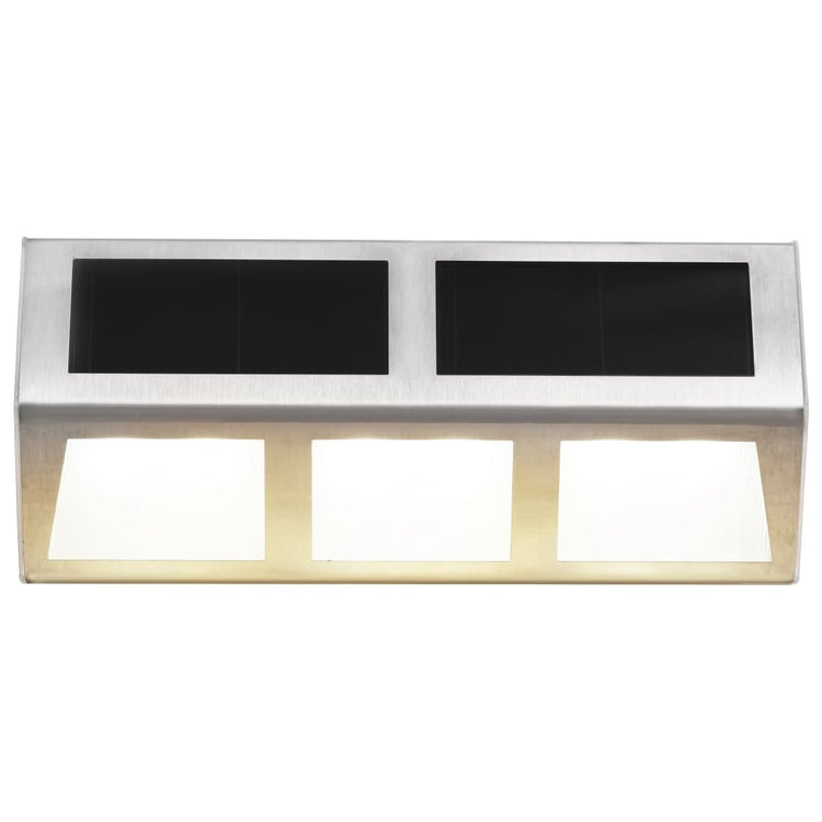 Vidaxl Solar Lampes 4 St LED WHITE CHAUD