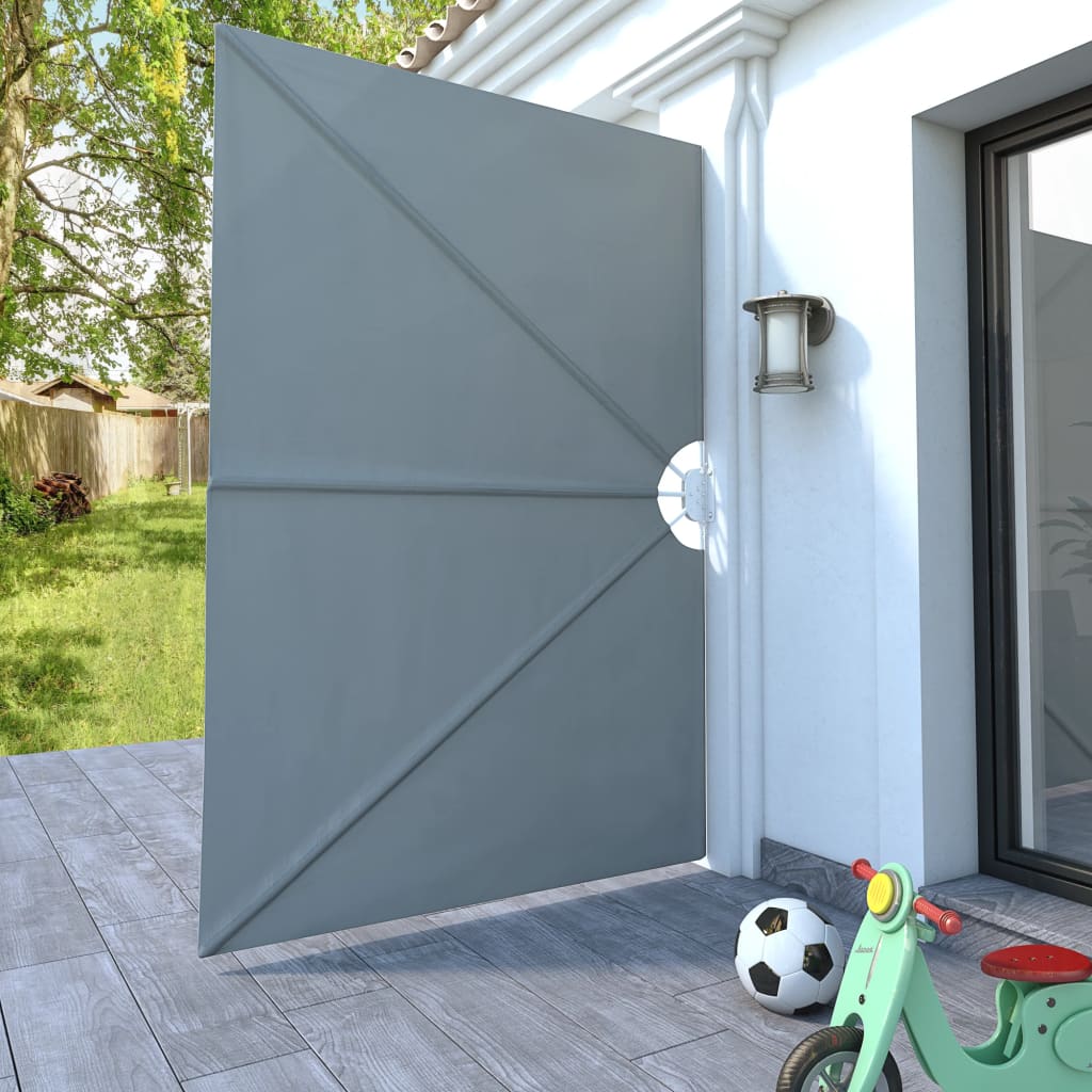 Vidaxx paravent de terrasse pliable 240x160 cm gris