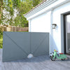 Vidaxx paravent de terrasse pliable 300x150 cm gris