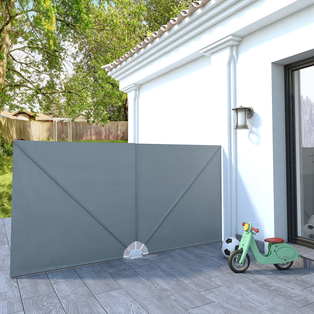 Vidaxx paravent de terrasse pliable 300x150 cm gris