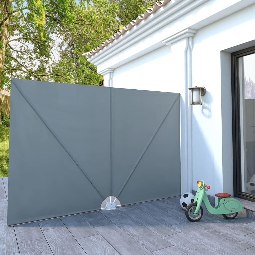 Vidaxx paravent de terrasse pliable 300x200 cm gris