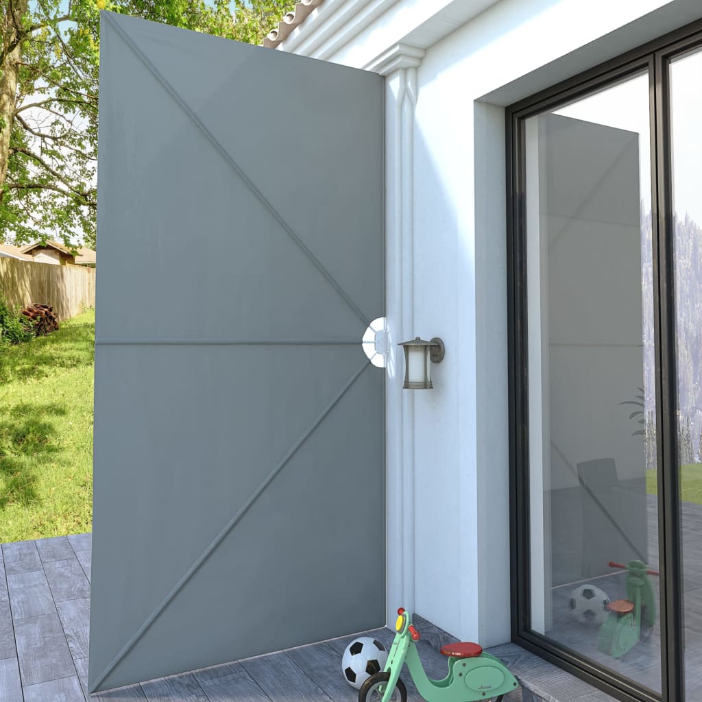 Vidaxx paravent pliable 400x200 cm gris