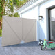 Vidaxx paravent de terrasse pliable 240x160 cm crème