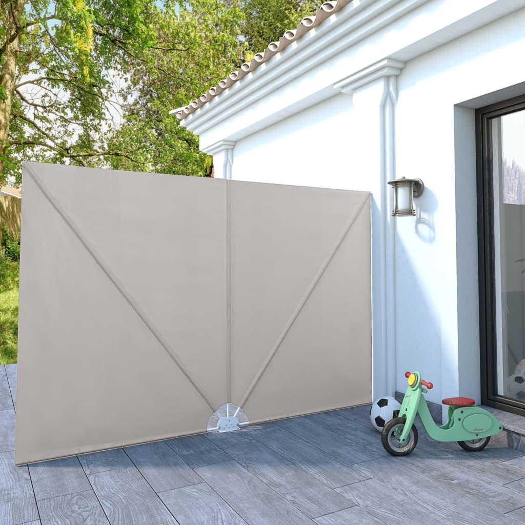 Vidaxx paravent de terrasse pliable 300x200 cm crème