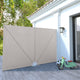 Vidaxx paravent de terrasse pliable 300x200 cm crème