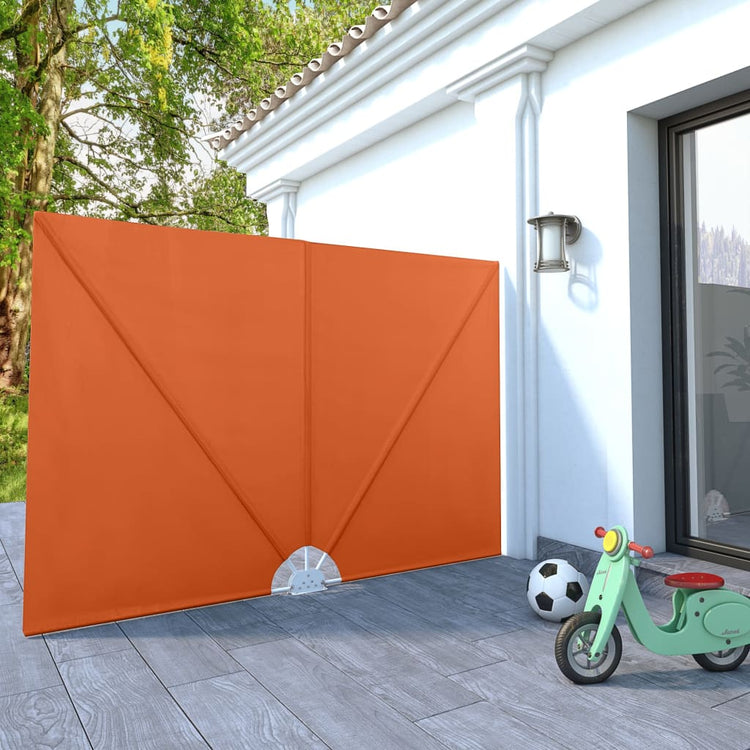 Paravent de terrasse pliable Vidaxx 240x160 cm couleur terre cuite