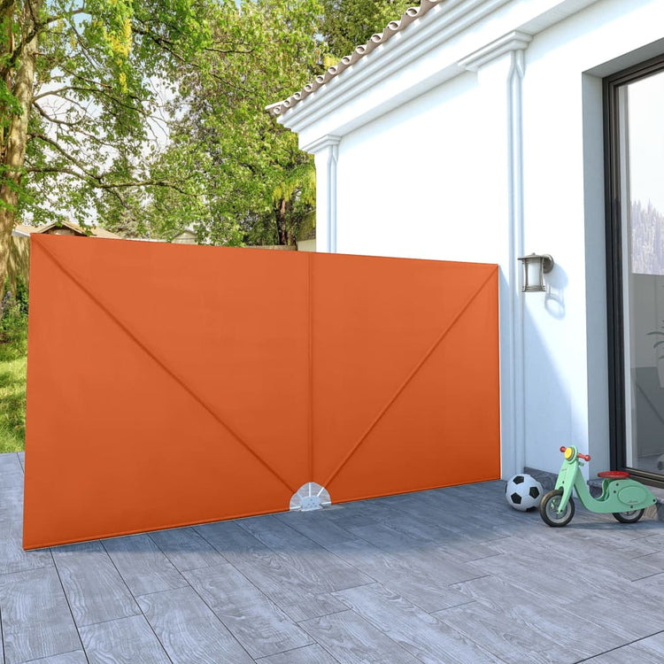 Vidaxx paravent pliable 400x200 cm couleur terre cuite