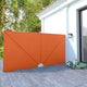 Vidaxx paravent pliable 400x200 cm couleur terre cuite