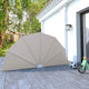 Vidaxx paravent pliable 160 cm crème