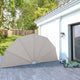 Vidaxx paravent de terrasse pliable 200 cm crème