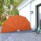 Vidaxx paravent pliable 160 cm couleur terre cuite