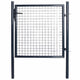 Vidaxl Gaaspoort 85.5x100 cm Gray en acier galvanisé